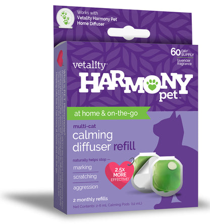 Harmony Pet Calming Home Diffuser Refills for Cats 2ct