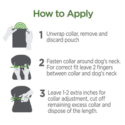 Vetality Protect Flea & Tick Collar for Small Dogs & Puppies up to 15" 12 month protection