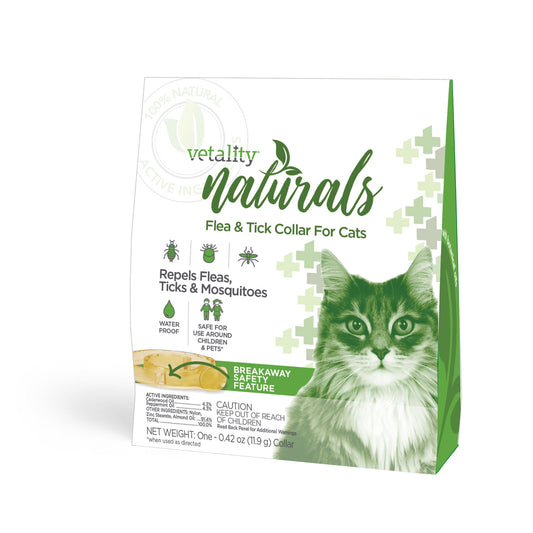 Vetality Naturals Flea & Tick Collar for Cats 4 months