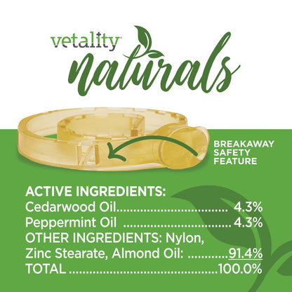 Vetality Naturals Flea & Tick Collar for Cats 4 months