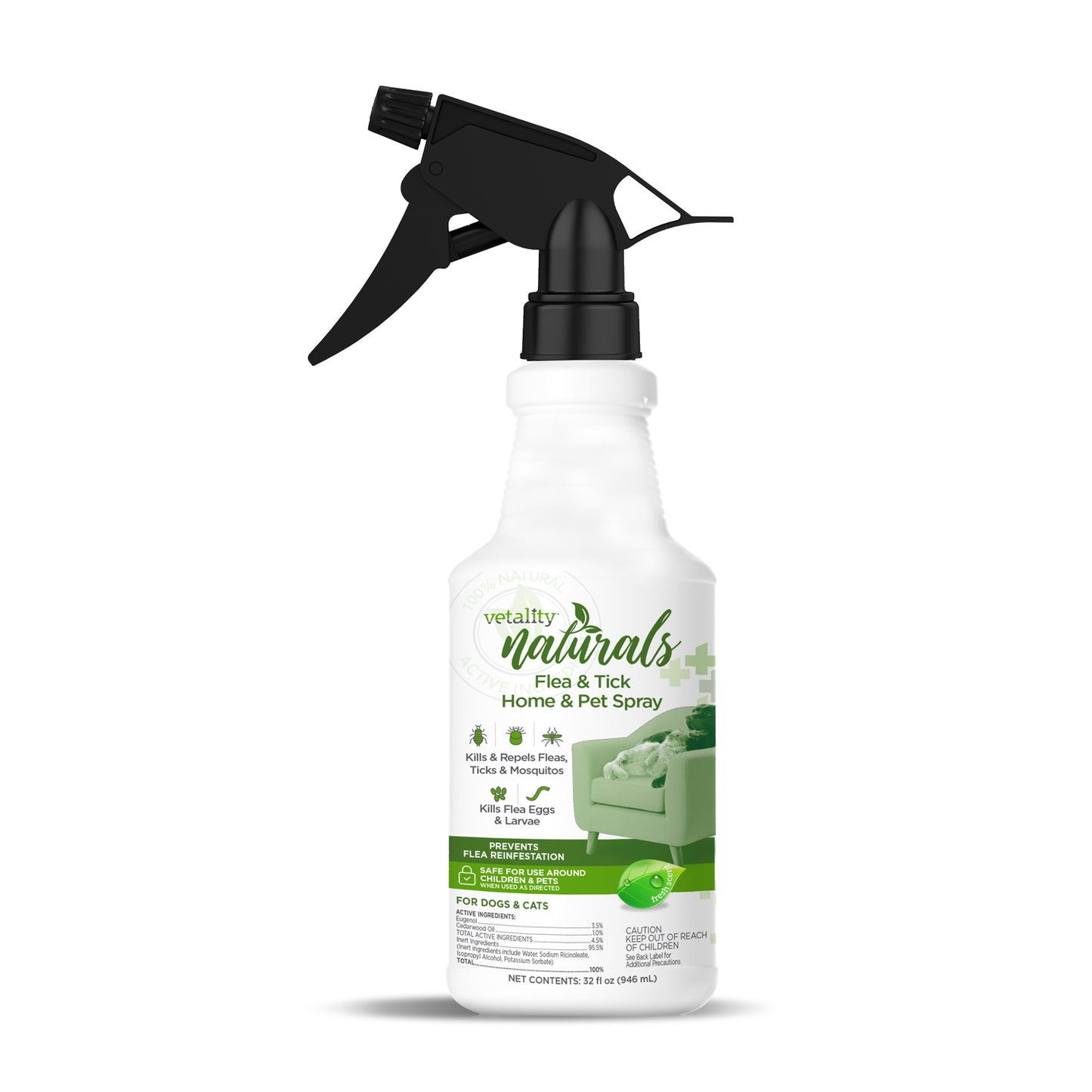 vetality naturals flea & tick home spray
