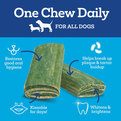 Vetality Brush Free Daily Dental Chews for Dogs`