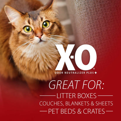 Jeffers X-O Pet Odor Neutralizer Plus & Cleaner Concentrate, 16 oz - Non Enzyme, Multi-Surface Deodorizer with Light Fresh Scent for Dogs, Cats, Horse & People, Urine Odor Remover, Makes 1 Gallon