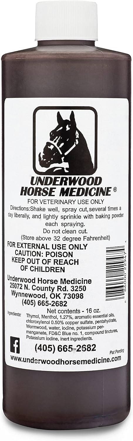 underwood's horse medicine, 16 oz