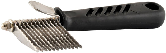 Jeffers Pet Grooming Comb for Detangling Mats and Knots for Dog and Cats – Stainless Steel Comb for Thick or Long Hair – Dematting Tool for Shedding, Undercoat, and Hair Removal - 12 Blade