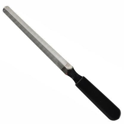 Jeffers Pet Nail File for Dogs & Cats, 7 Inch Grooming Tool for Trimming & Smoothing Claws, Durable Metal File with Grip Handle, Nail Care for Small Animals, Puppies, Kittens, Rabbit - Black