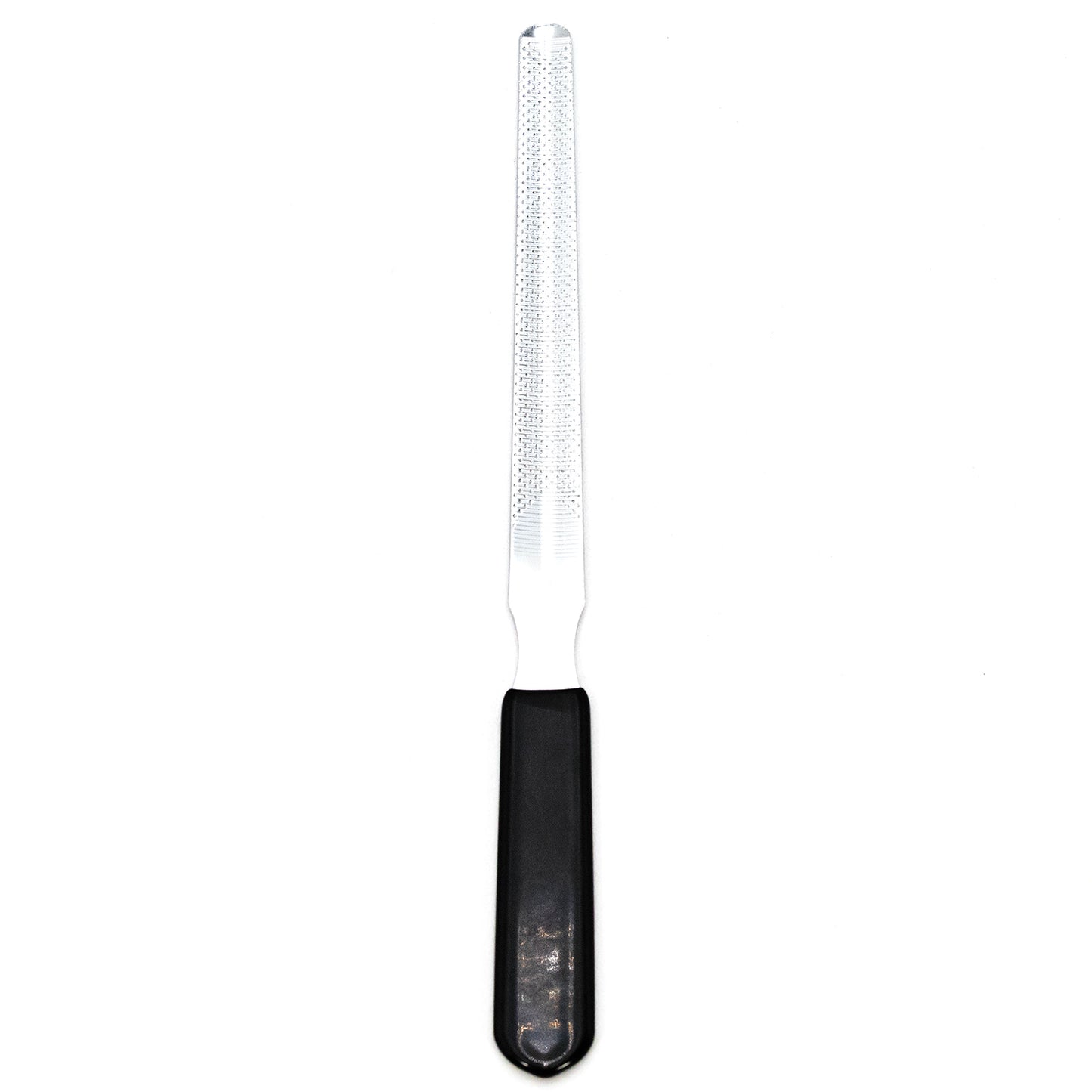 jeffers pet nail file for dogs & cats, 7 inch grooming tool for trimming & smoothing claws, durable metal file with grip handle, nail care for small animals, puppies, kittens, rabbit - black