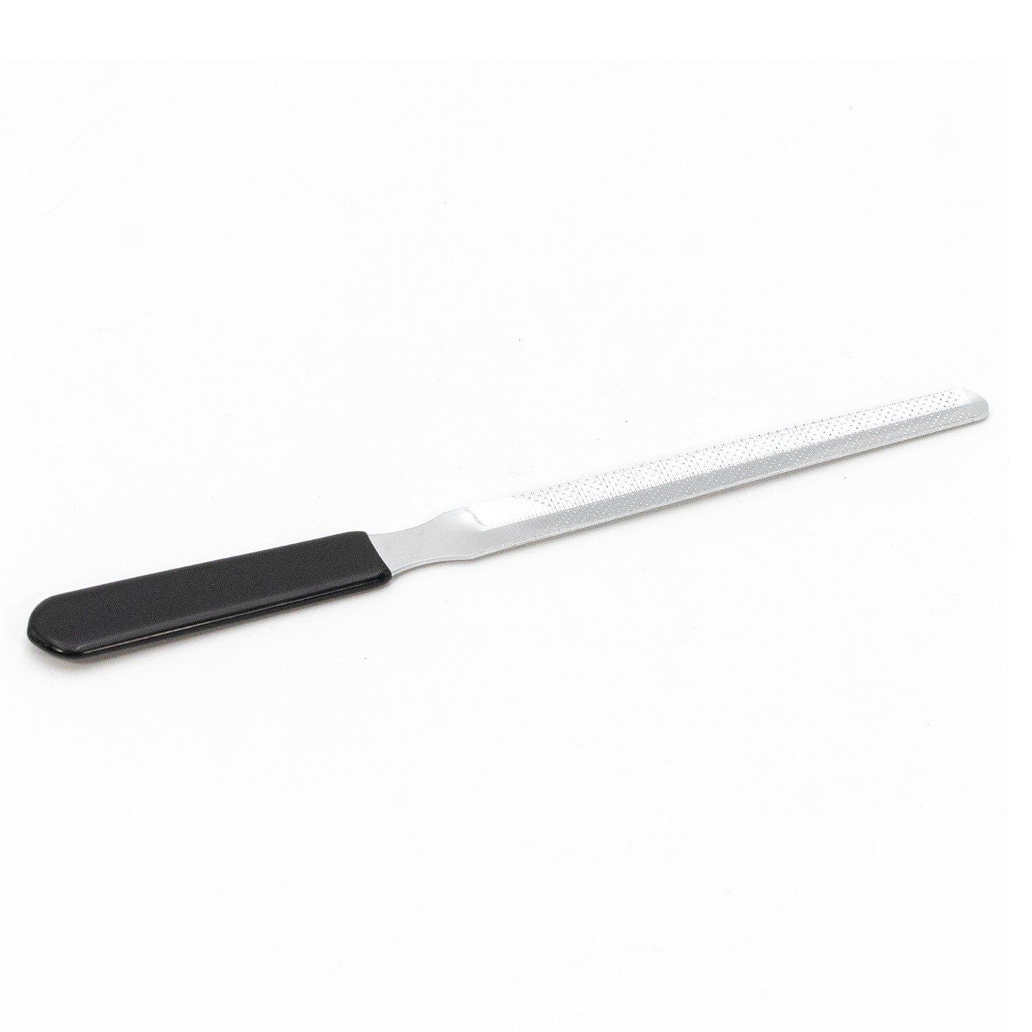 jeffers pet nail file for dogs & cats, 7 inch grooming tool for trimming & smoothing claws, durable metal file with grip handle, nail care for small animals, puppies, kittens, rabbit - black