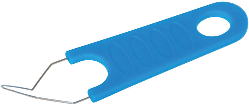 jeffers pet tick remover tool for dogs, cats – stainless steel wire loop with plastic handle, easy grooming extractor for ticks, splinters, outdoor travel, hiking, camping, pet care supplies