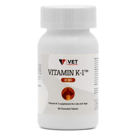Vitamin K1 Chewable Tablets, 25mg, 50ct