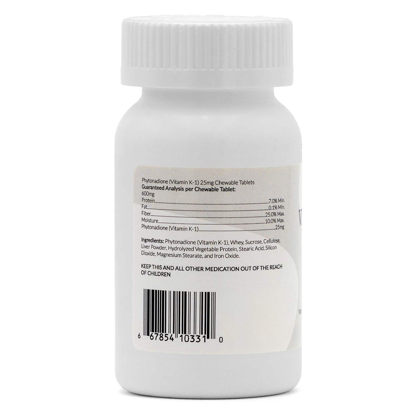 vitamin k1 chewable tablets, 25mg, 50ct