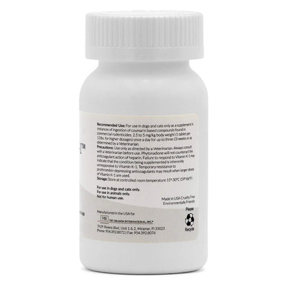 Vitamin K1 Chewable Tablets, 25mg, 50ct
