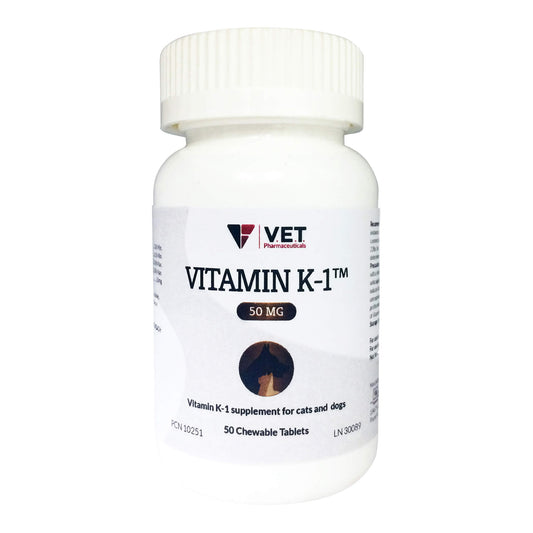 Vitamin K1 Chewable Tablets, 50mg, 50ct
