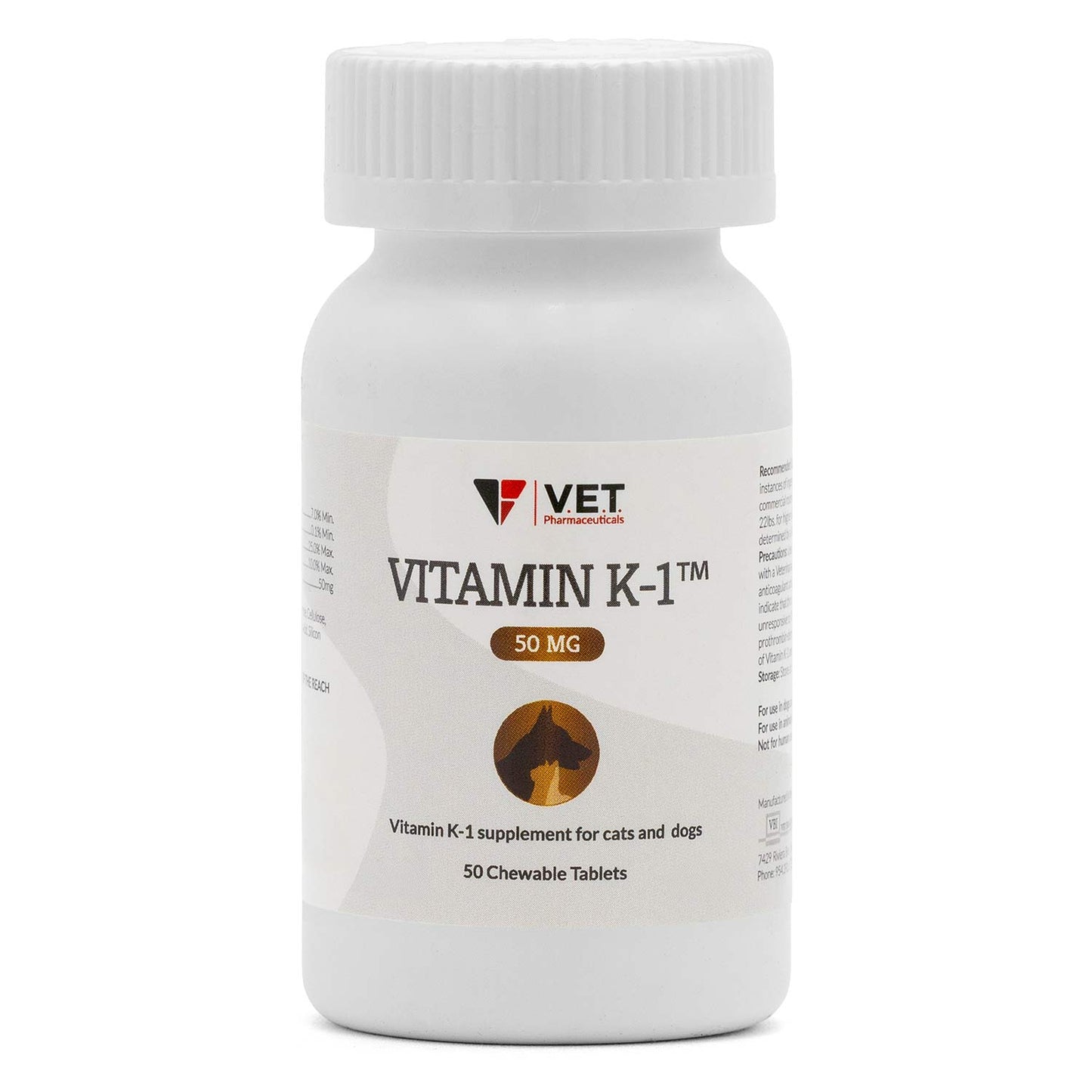 vitamin k1 chewable tablets, 50mg, 50ct