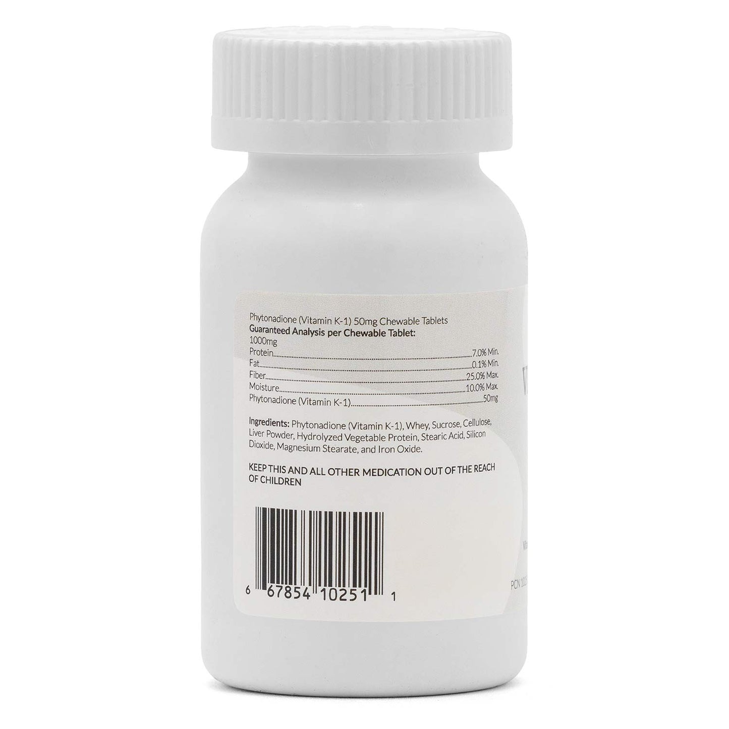 vitamin k1 chewable tablets, 50mg, 50ct