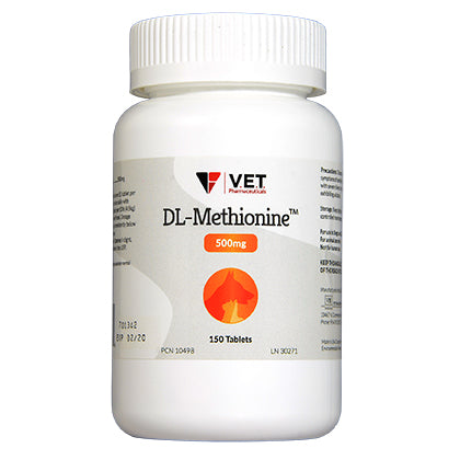 dl methionine tablets, 500mg, 150ct