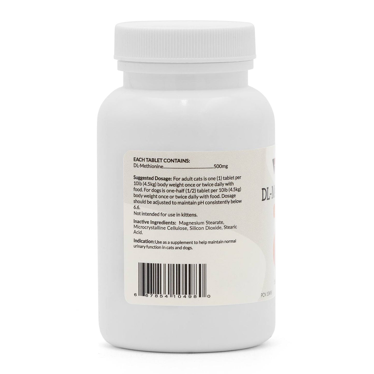 dl methionine tablets, 500mg, 150ct