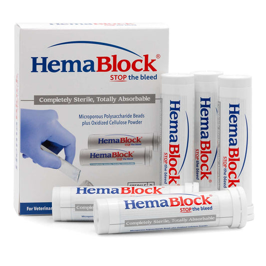 Hemablock Hemostatic Powder 2 gm Tube/Sachet, 5pk