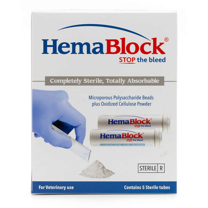 Hemablock Hemostatic Powder 2 gm Tube/Sachet, 5pk