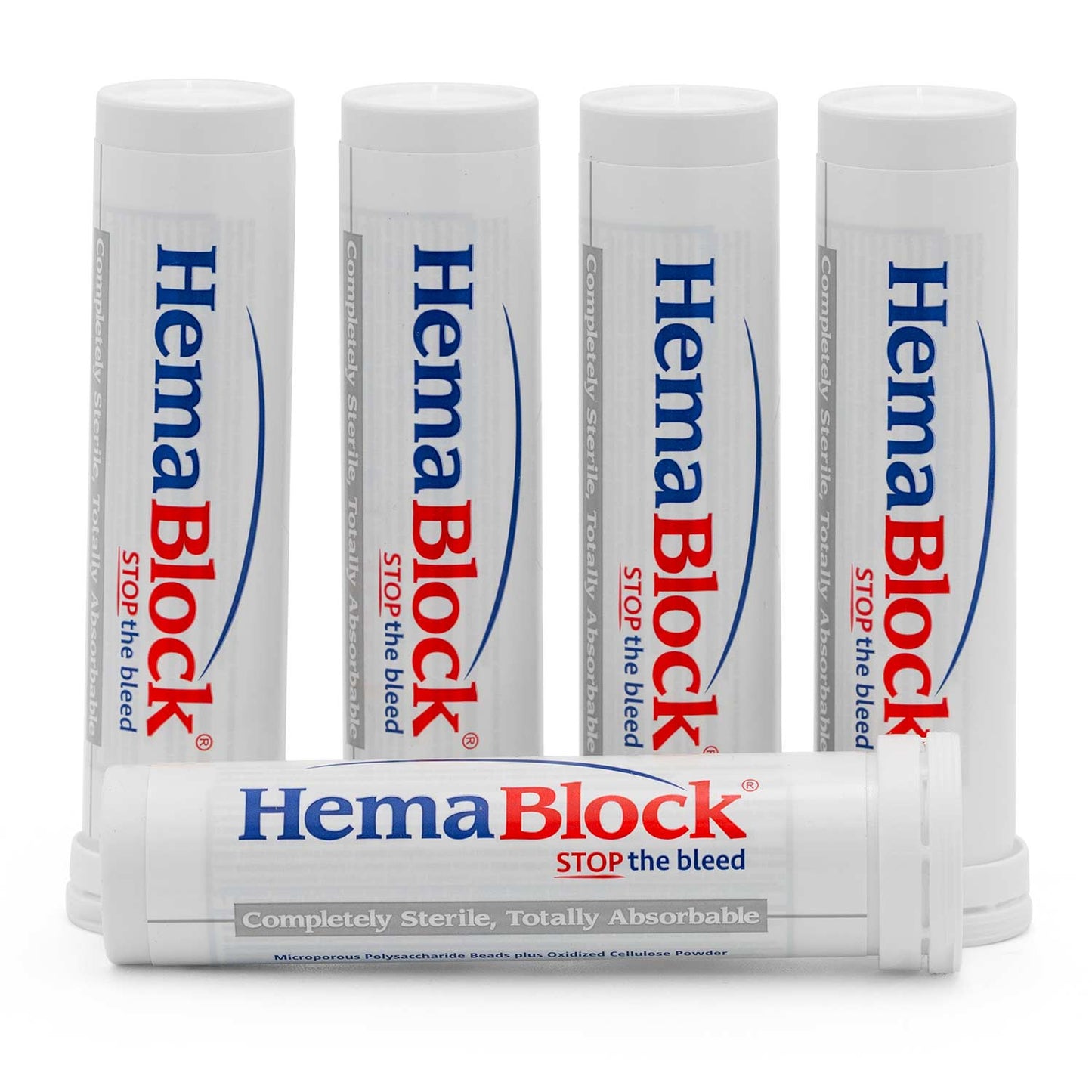 hemablock hemostatic powder 2 gm tube/sachet, 5pk