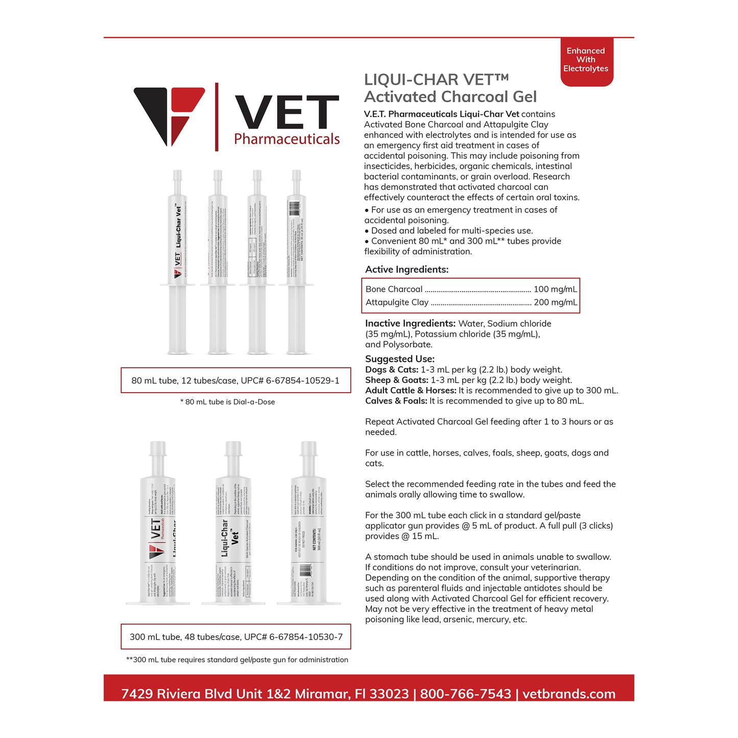 liqui-char vet activated charcoal, 300ml