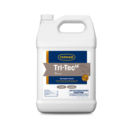 Farnam Tri-Tec 14 Fly Repellent for Horses 128 ounces