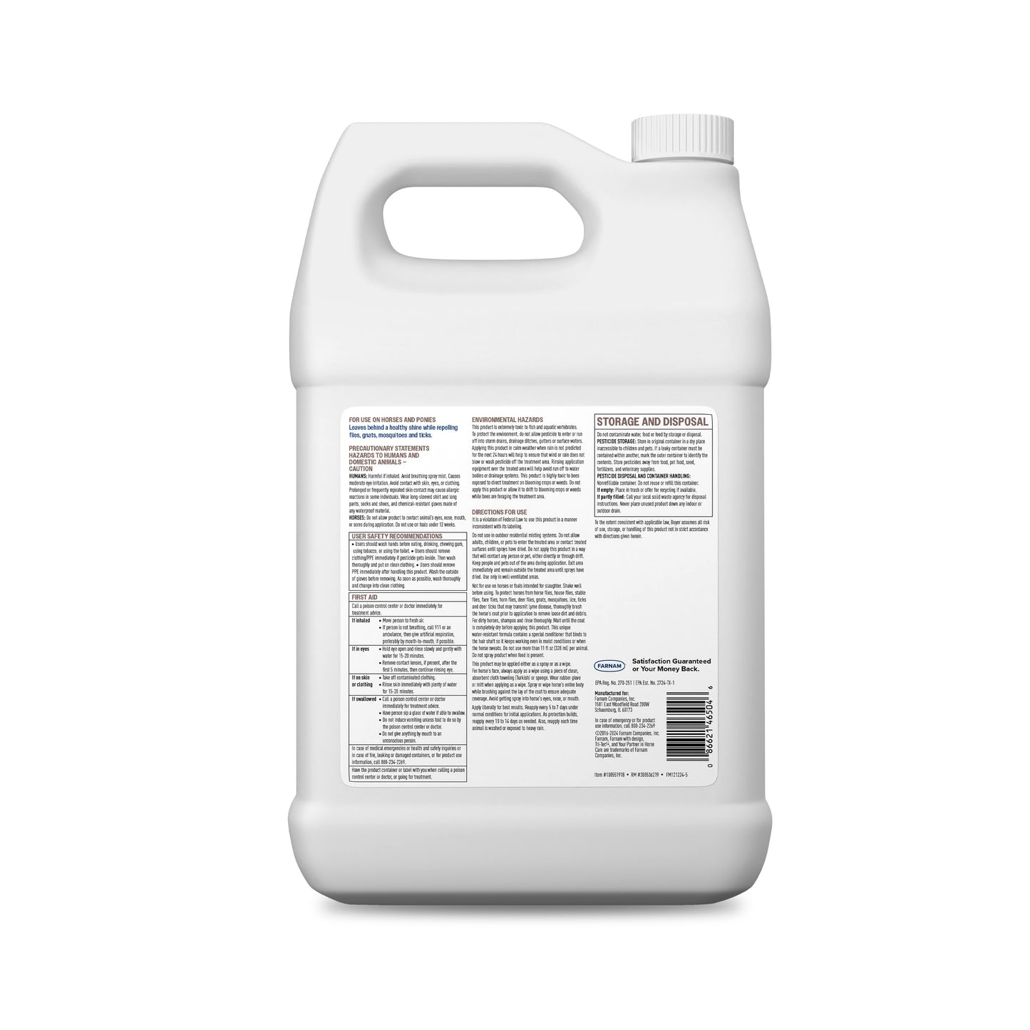 farnam tri-tec 14 fly repellent for horses 128 ounces