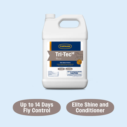 Farnam Tri-Tec 14 Fly Repellent for Horses 128 ounces