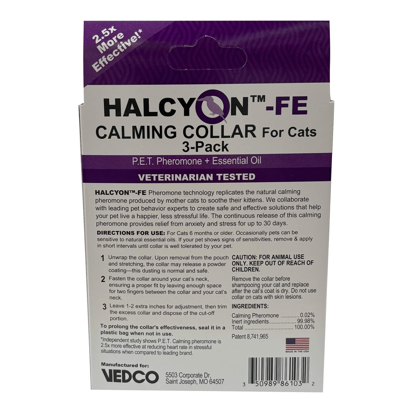 halcyon fe collar, 3pk