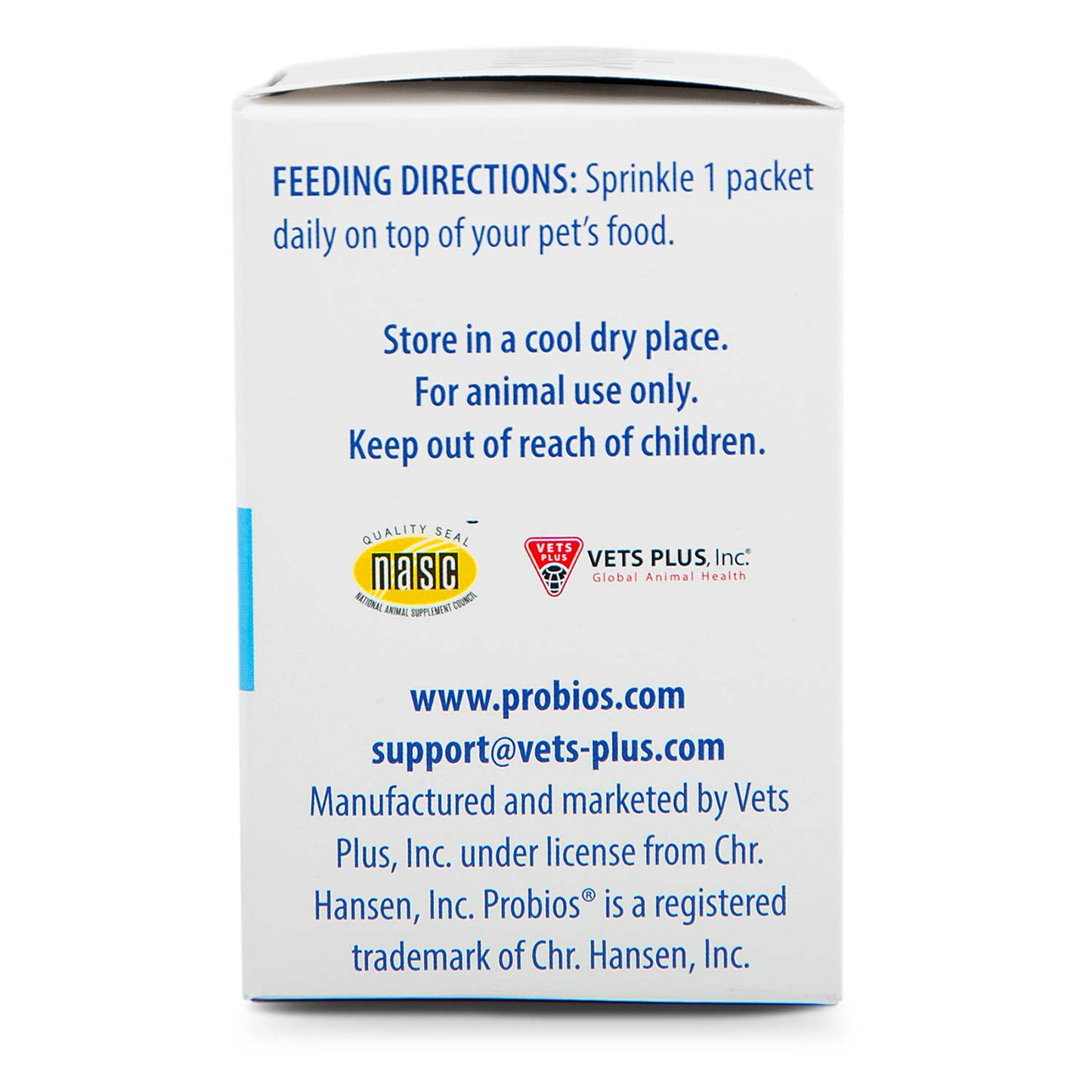probios intelliflora probiotic supplement for dogs, 30 pack