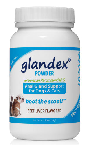 Glandex Powder for Dogs and Cats, Beef Liver, 2.5 oz