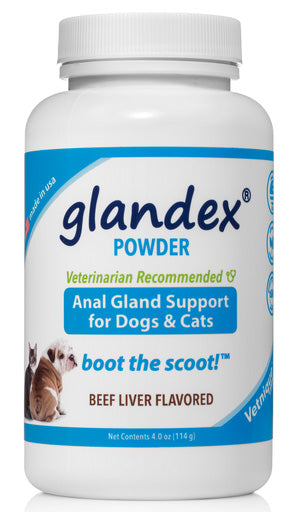 Glandex Powder for Dogs and Cats, Beef Liver, 4 oz
