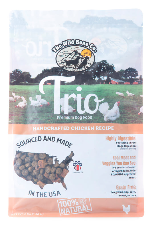 Trio Premium Dog Food, 3 lb Flavor: Chicken