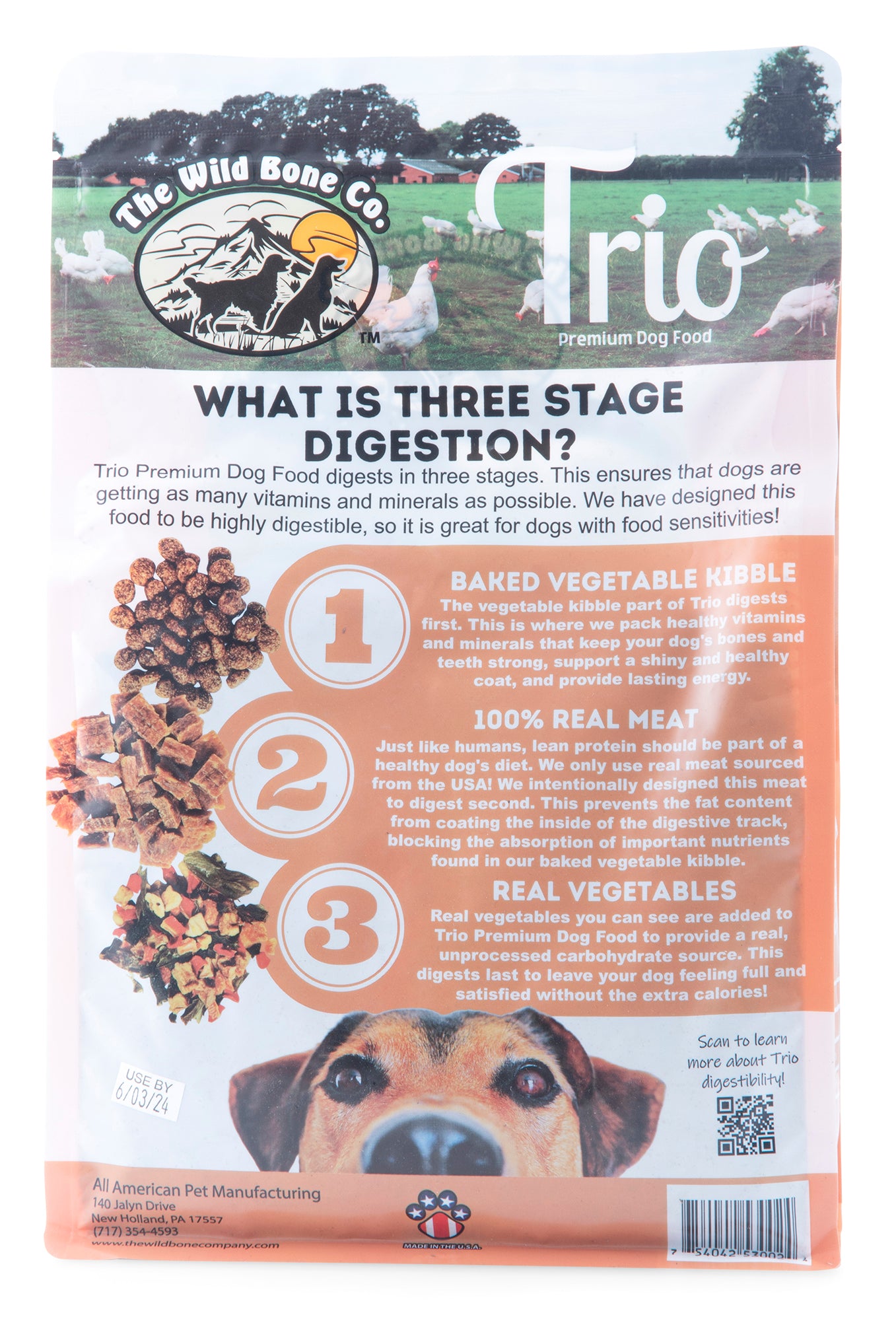 trio premium dog food, 3 lb flavor: chicken