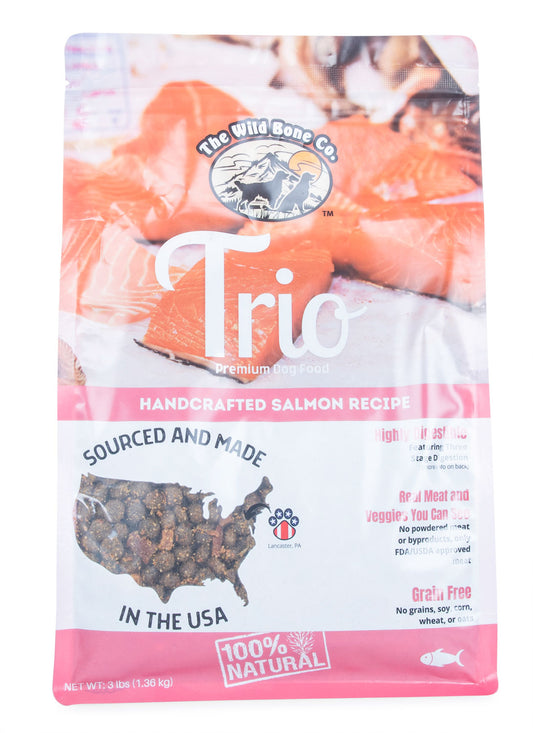 Trio Premium Dog Food, 3 lb Flavor: Salmon