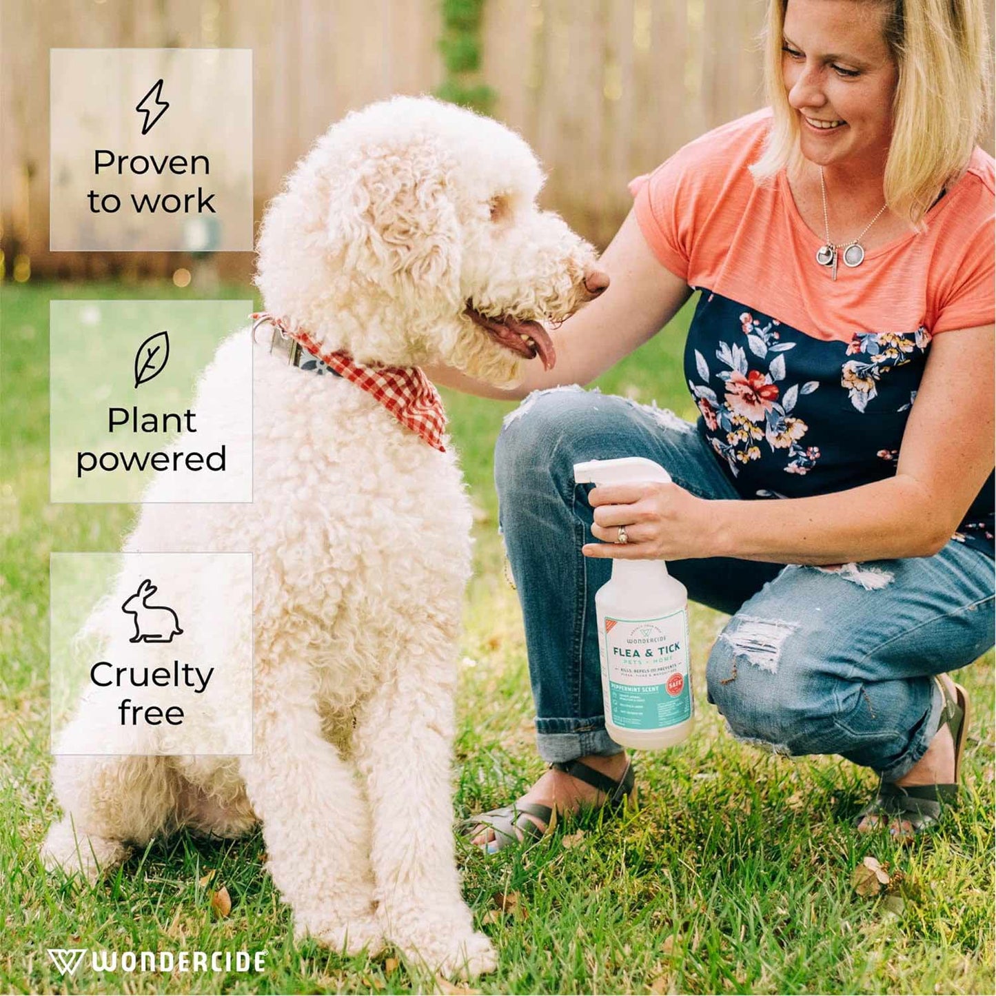 wondercide flea, tick & mosquito control spray for pets + home, 4 oz, cedar