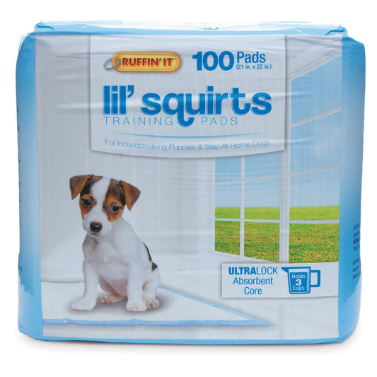 Lil' Squirts Training Pads, 21"x22", 100 count
