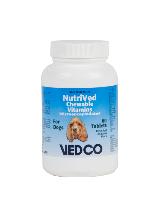 Nutrived Chewable Vitamins, Dogs, 60ct