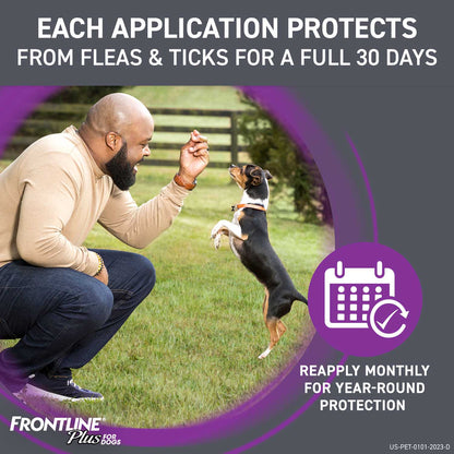 Frontline Plus dog 23-44# (3pk)