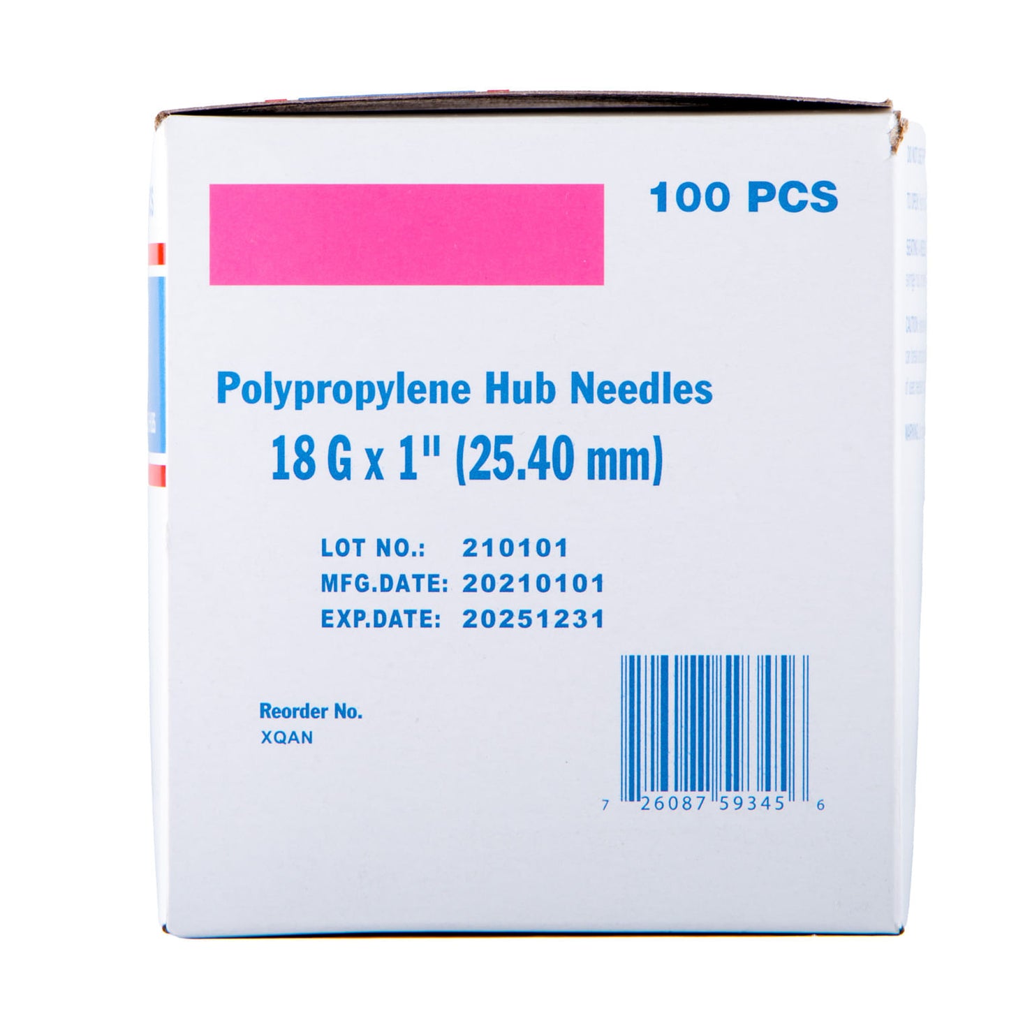 jeffers poly hub veterinary needles 100 pack – sterile hypodermic needles for injections, luer lock & slip syringes – medical lab supplies for cattle, goat, pets, livestock, vet use - 25ga x 5/8"