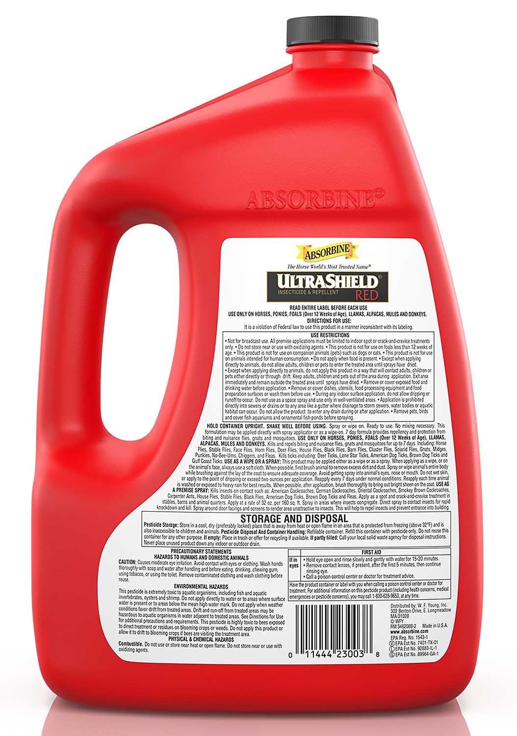 ultrashield red, gallon