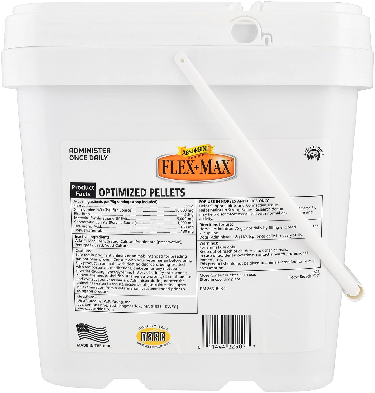 flex + max pellets, 10 lb, 60-day supply