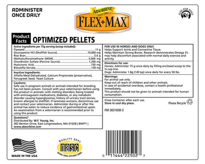Flex + Max Pellets, 10 lb, 60-day supply