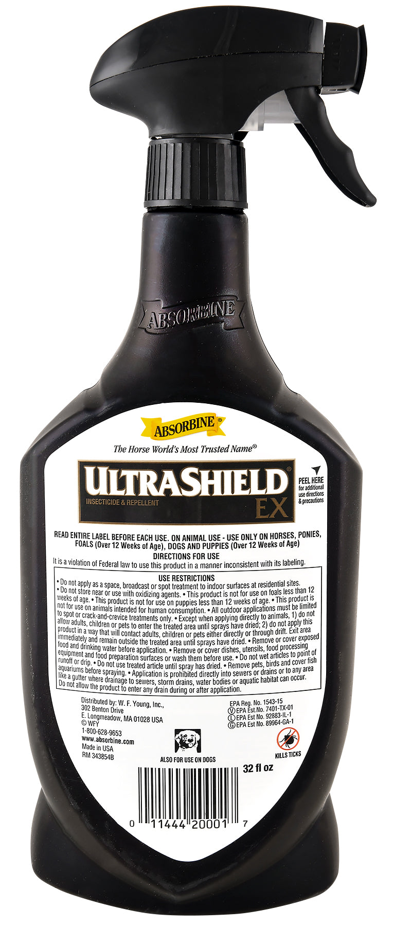 ultrashield ex, 32 oz spray