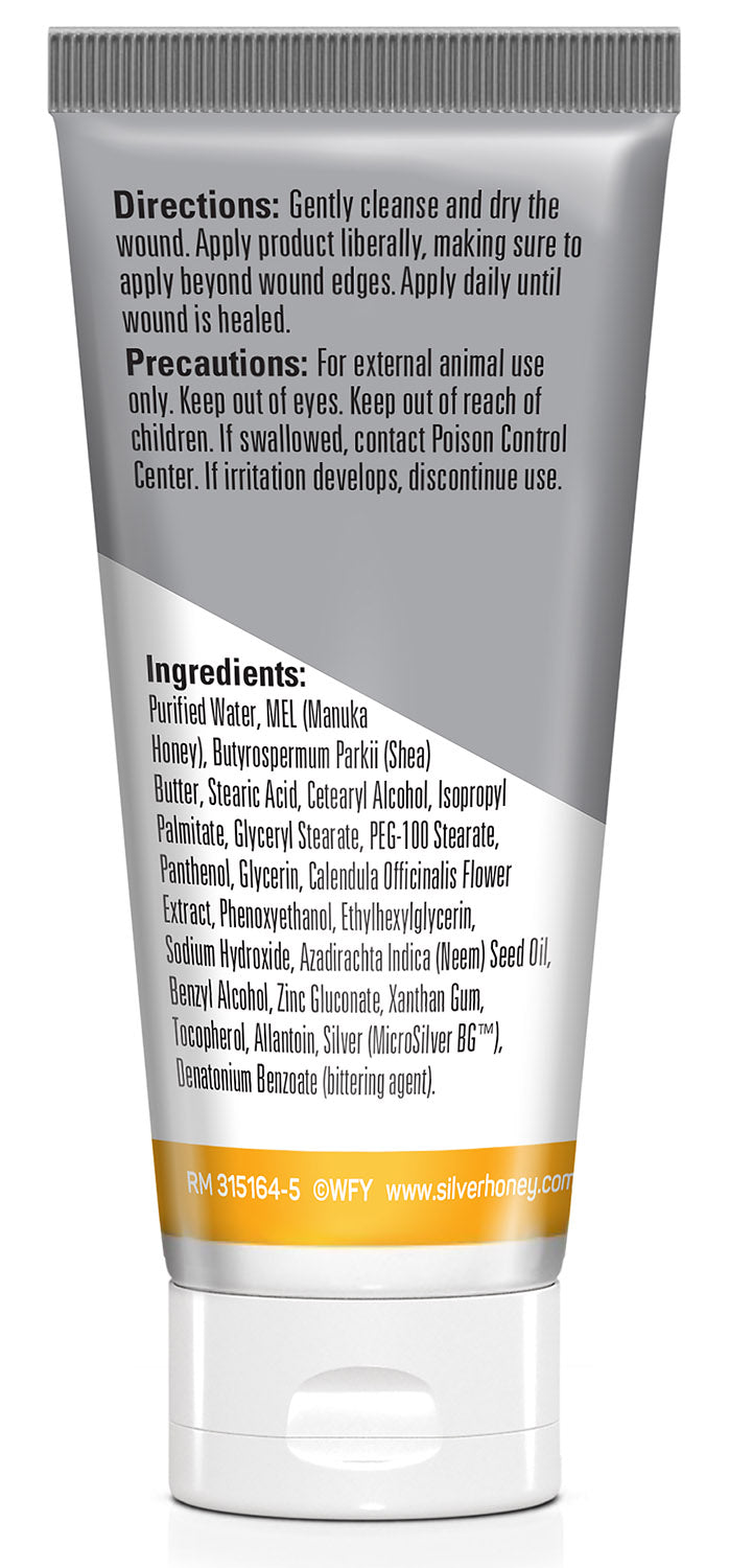 silver honey rapid wound repair, ointment, 2 oz