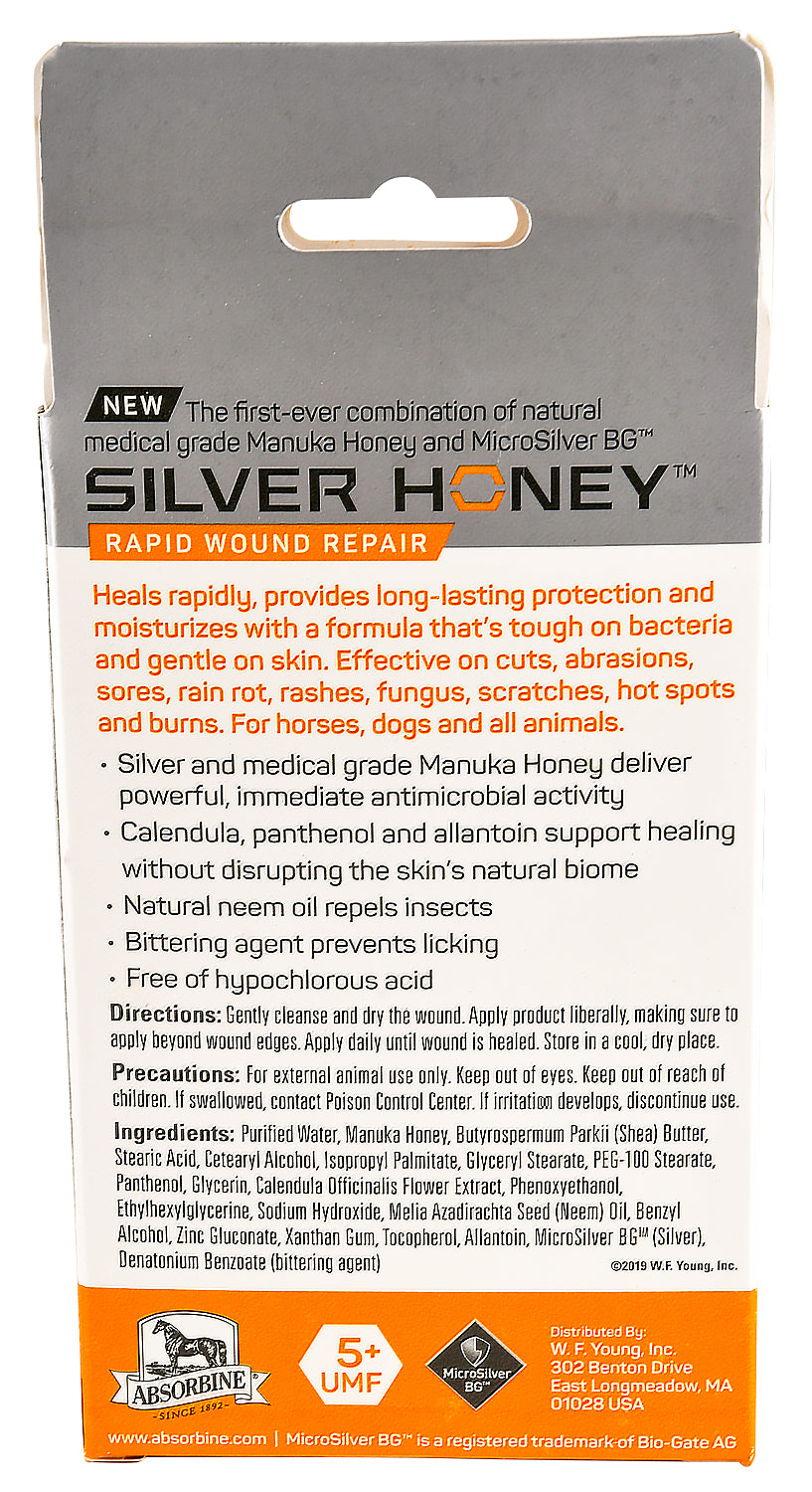 silver honey rapid wound repair, ointment, 2 oz