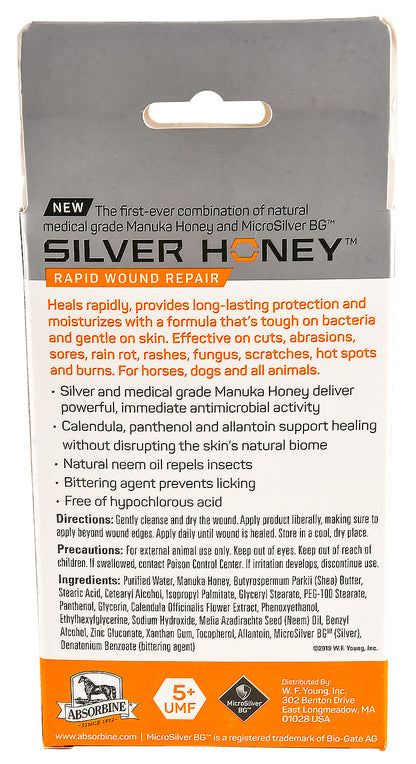 Silver Honey Rapid Wound Repair, Ointment, 2 oz