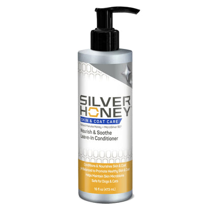 Silver Honey Skin & Coat Care Leave-In Conditioner 16 fl oz (473 ml) Pump Bottle