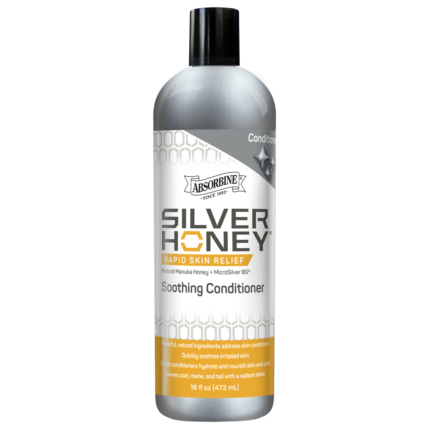 silver honey rapid skin relief soothing conditioner 16 fl oz bottle