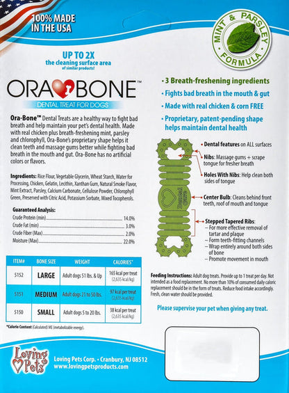 Ora-Bone Dental Treats for Dogs, 30ct med